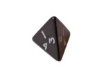 Opaque Black D4 4-Sided Polydice